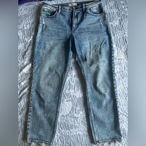 Abercrombie high rise mom jeans